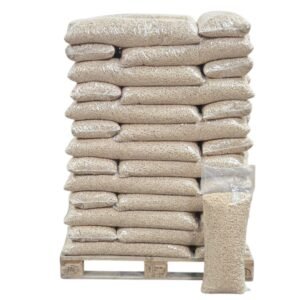 Brændestabel Træpiller 6/8mm, 832 kg – Afhentningspris