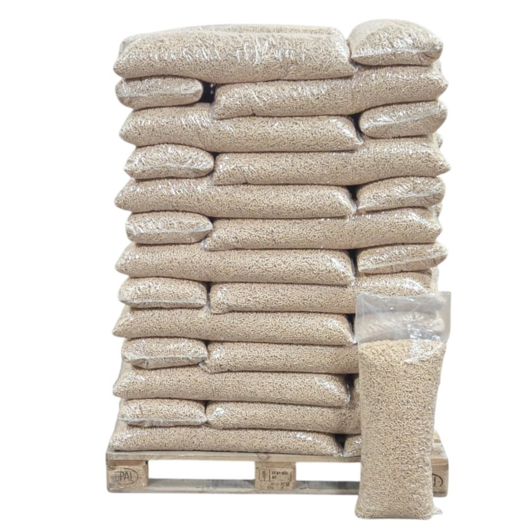 Brændestabel Træpiller 6/8mm, 832 kg – Afhentningspris